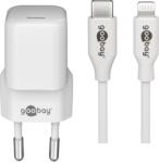 Goobay 64575 USB-C Hálózati töltő - Fehér (30W) (64575) (64575)