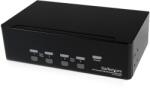 StarTech 4 Port Dual DVI USB KVM Switch with Audio & USB 2.0 Hub (SV431DD2DUA)
