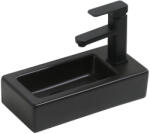 Welland Y9272 fali mosdókagyló - 37 x 18 cm (fekete)