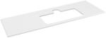  Sapho Brahea Rockstone mosdópult 131x51x2 cm, jobbos/matt fehér BT132-0101-R (BT132-0101-R)