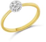 ÉkszerM Arany Brill Köves Gyűrű (méret: 57) AU 94176