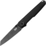 MKM MIURA - CPM Magnacut DSW lamă - SOLID Black Alu mâner, BUTTON LOCK - REV. S/S CLIP MK MI-ABKB