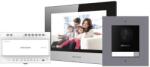 Hikvision Kit videointerfon IP Hikvision DS-KIS702, conexiune pe 2 fire, pentru o singura familie, componenta kit: post exterior DS-KD8003 (DS-KIS702Y)