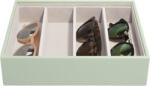 Stackers Cutie pentru ochelari Stackers Classic cu 4 compartimente, cu 4 compartimente verde de salvie (74516)