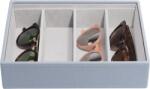 Stackers Cutie pentru ochelari Stackers Classic cu 4 compartimente, cu 4 compartimente gri albastru (75985)