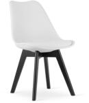  Fehér BALI MARK szék fekete lábakkal
