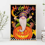 MH Protect Gyémánt hímzés / 5D festés / gyémánt mozaik / gyémánt festés - Halloween, méret 40x50 cm