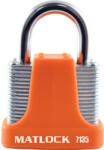 Matlock - 40MM MASSZÍV LAKAT 4-TŰS ZÁRTESTTEL NARANCS (MTL9507135K)