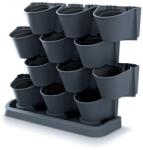 Prosperplast Virágcserép CASCADE Garden 685 x 190 x 546 mm, függőleges, kaszkád, antracit