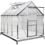 Strend Pro Üvegház Strend Pro Greenhouse, Alu, PC 6 mm, 250x190x195 cm