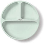  BabyOno szilikon osztott tányér tapadókoronggal 6m+ menta