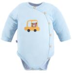 Eevi Cars&Bears hosszú ujjú kicipzározható test kék - 56