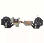 Sunon Dell Precision 7530 NV-128 series YHP4Y 0YHP4Y 4 pin processzor/CPU és videókártya/GPU hűtő/ventilátor/fan hűtőtönkkel (heatsink) (PSF050452HSSET)