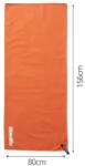 Naturehike Prosop antibacterian cu uscare rapidă (Mare) 156x80cm Culoare: Portocale Prosop