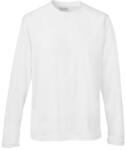 Just Cool Tricou sport cu mânecă lungă pentru bărbați Cool T - Albă arctică | M (JC002-1000077786)