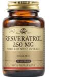 Solgar Resveratrol 250 mg cu extract de vin roșu - 30 capsule moi