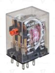TRACON Releu miniaturizat 12V DC / 3×CO, (3A, 230V AC / 28V DC) (RM12-12DC)