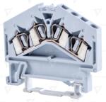 TRACON Clemă şir industrială de fază, cu arc, pe şină, gri 800V 24A 0.08-2.5 mm2 4P (TSKC2,5/4D)