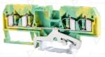 TRACON Clemă şir ind. de protecţie, cu arc, pe şină, V-G 800V 26A 0.08-4 mm2 4P (TSKC4/4JD)