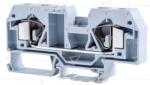 TRACON Clemă şir industrială de fază, cu arc, pe şină, gri 800V 76A 0.2-16 mm2 2P (TSKC16)
