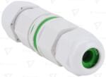 TRACON Manşon de cablu cu presetupe 0.5-1.5 mm2, IP68, PA6.6, 3P, 450VAC, 16A (CST15W)