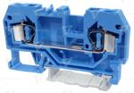 TRACON Clemă şir industrială de nul, cu arc, pe şină, albastru 800V 32A 0.08-4 mm2 2P (TSKC4-K)