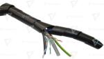TRACON Bandă spirală pentru strângerea conductoarelor, negru dmin-dmax=20-120mm, PE (KSPI-16F)