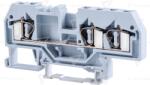 TRACON Clemă şir industrială de fază, cu arc, pe şină, gri 800V 32A 0.08-4 mm2 3P (TSKC4/3)