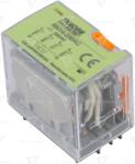 TRACON Releu miniaturizat de puterecu buton test și indicat. stare 230V AC / 4×CO (12A, 230V AC / 28V DC) (RN14-230AC)