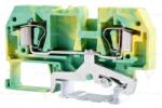 TRACON Clemă şir ind. de protecţie, cu arc, pe şină, V-G 800V 41A 0.2-6 mm2 2P (TSKC6JD)