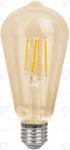 TRACON Sursă de lumină COG LED, aurie 230 VAC, E27, 8W, 800 lm, ST64, 2500K, EEI=F (FILGST648W)