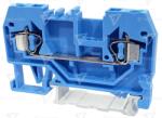 TRACON Clemă şir industrială de nul, cu arc, pe şină, albastru 800V 24A 0.08-2.5 mm2 2P (TSKC2,5-K)