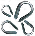 TRACON Ochi de protecţie pentru capetele de frânghie şi cablu, oţel d=7-9mm (SZIV-10)