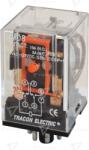 TRACON Releu industrial 12V DC / 2×CO, (3A, 230V AC / 28V DC) (RM08-12DC)