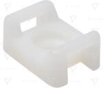 TRACON Talpă fixată cu surub, 2 dir. de introducere, natur 16×11mm, d=3.5mm, PA6.6 (CSTALP-4)