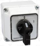 TRACON Întrerupător manual, ON-OFF, în carcasă 400V, 50Hz, 32A, 4P, 11kW, 64×64mm, 60°, IP44 (TK-326/4T)