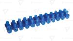 TRACON Cleme şir flexibile, profil U, 12 poli, albastru 10mm2, 450VAC, 50A, PE (SK15A-U)