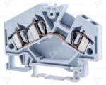 TRACON Clemă şir industrială de fază, cu arc, pe şină, gri 800V 32A 0.08-4 mm2 3P (TSKC4/3D)
