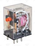 TRACON Releu miniaturizat 12V DC / 2×CO, (3A, 230V AC / 28V DC) (RM09-12DC)
