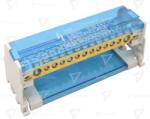 TRACON Distribuitor modular cu capac care se poate deschide 2×25(25)mm2 / 6×10(6)mm2, 7×16(10)mm2, 500VAC/DC, 100A (FLSO25-2P15)