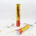 Cyrax Tub de Confetii, Cyrax, Party Popper, 60x5 cm, Confetii Asortate din Aluminiu, Multicolor (137778)