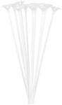 Cyrax Set 10 Bete cu Rozete pentru Baloane, 40 cm Transparente (131185)