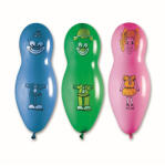 Gemar Latex lufi, vidám karakter forma 56 cm