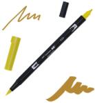 Tombow abt dual brush pen kétvégű filctoll - 026, yellow gold