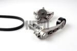 HEPU Pompa apa + Set curea transmisie cu caneluri HEPU PK08100 (PK08100) - automobilus