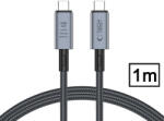 Tech-Protect USB Type-C - USB Type-C adat- és töltőkábel - Tech-Protect Ultraboost USB 4.0 / 8K / 40 Gbps / PD240 Cable - 240W - szürke - rexdigital - 6 990 Ft