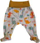  Pocaknadrág pamut, mintás - Mustár Dínó/56 (788760)