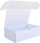 Szidibox Karton Csomagoló doboz, önzáró, postai kartondoboz 195x115x65mm fehér X (SZID-01202)