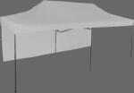 Expodom Gyorsan összecsukható sátor 3x6m - acél, 1 oldalfal, Szürke / antracit