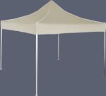 Expodom Gyorsan összecsukható sátor 3x3 m - alumínium, Oldalfalak nélkül, Bézs